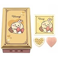 Amazon.co.jp: ハート ちい かわチョコレート缶×1個 バレンタイン